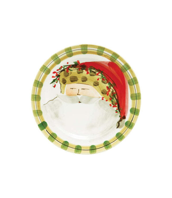 VIETRI Old St. Nick Round Salad Plate