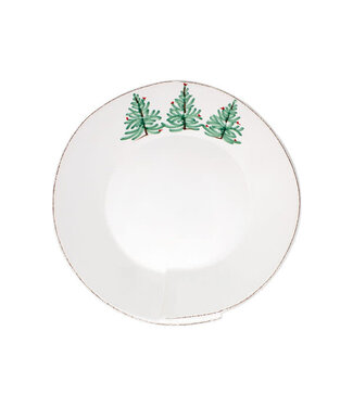 VIETRI Lastra Holiday Medium Shallow Serving Bowl