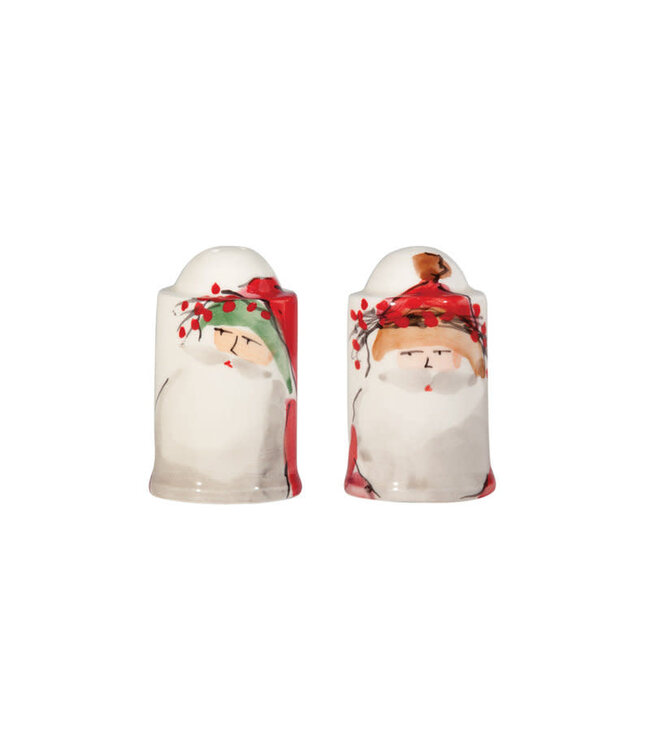 VIETRI Old St. Nick Salt And Pepper