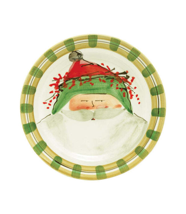 VIETRI Old St. Nick Dinner Plate