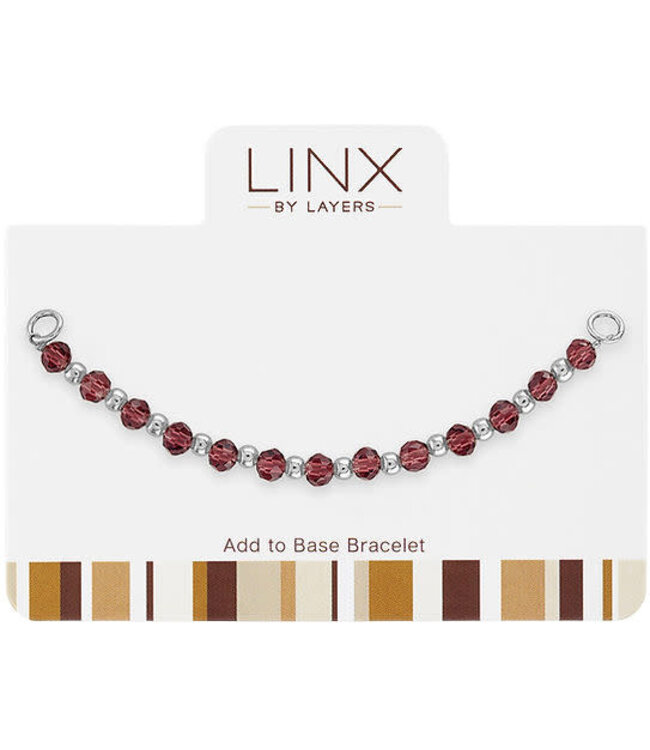 Silver Purple Facet LINX Add-on