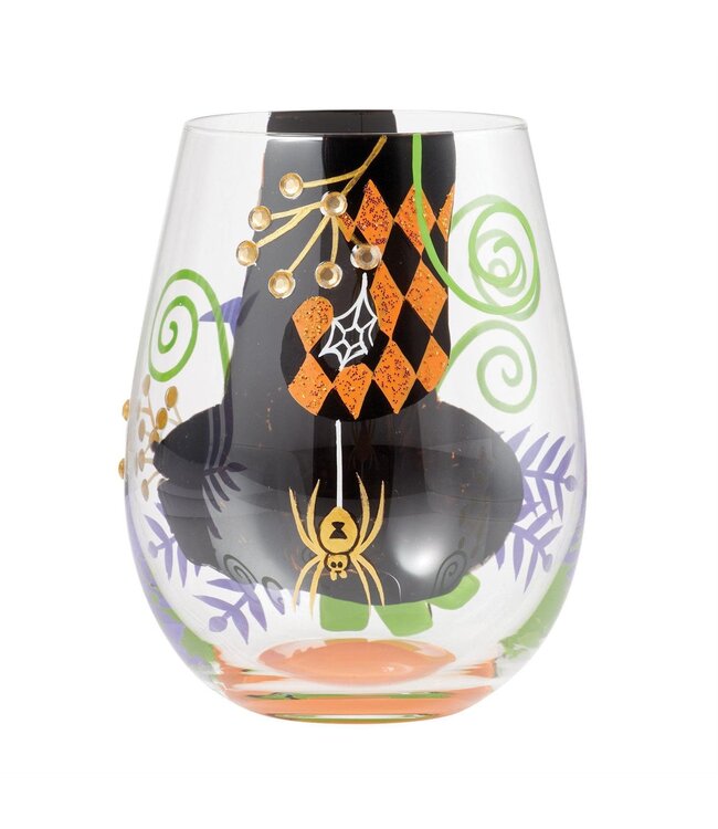 My Fancy Witch Hat Stemless Wine Glass