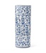 Blue & White Chinoiserie Cylinder Vase - Sold Individually
