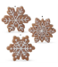 5 Inch Resin Gingerbread Snowflakes w/White Icing Outline - Sold Individually