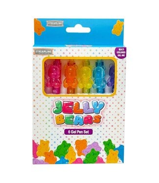 Beary Bright Color Gel Pen - Sold as Set