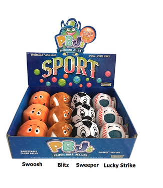 Pbj's Plush Toy - Sports Series - Sold Individually