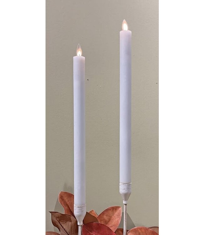 Moving Flame LED Taper Candle - Sold as Set