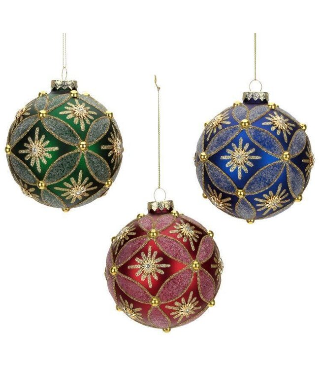 MARK ROBERTS Elegant Ball Ornament - Sold Individually