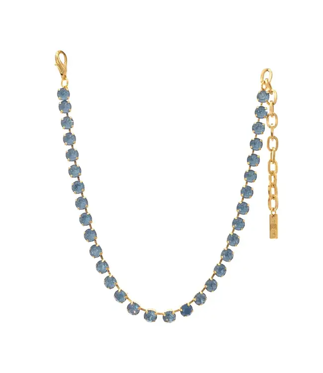 TOVA Oakland Necklace in Midnight Express Denim Ignite