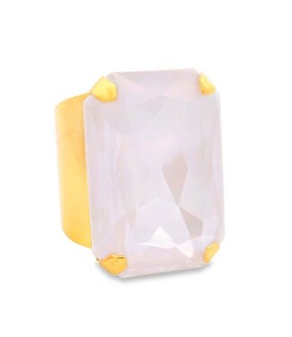 TOVA Mini Soleil Ring in Electric White Ignite
