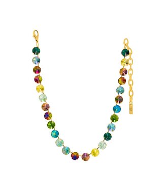 TOVA Sofia Necklace in Green Mix