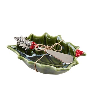 Holly Tidbit Bowl Set