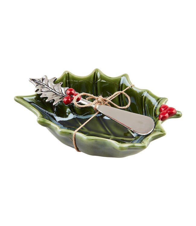 Holly Tidbit Bowl Set