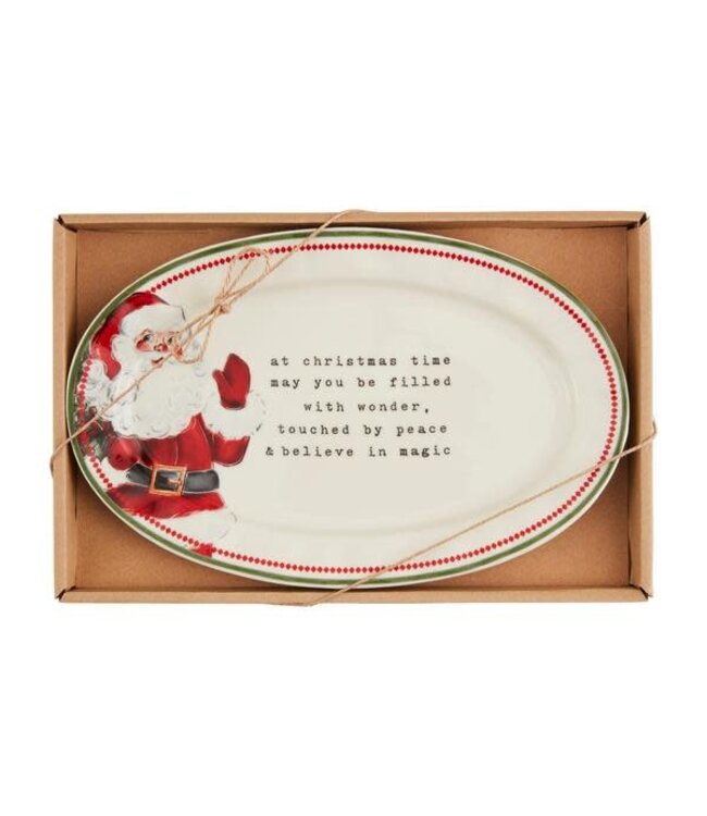 Classic Christmas Sentiment Plates