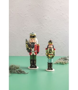 Ceramic LED Nutcracker Sitter