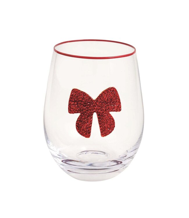 Beaded Wine Glass