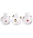 Christmas Glass Icon Bud Vases