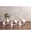 Christmas Glass Icon Bud Vases