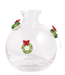 Christmas Glass Icon Bud Vases