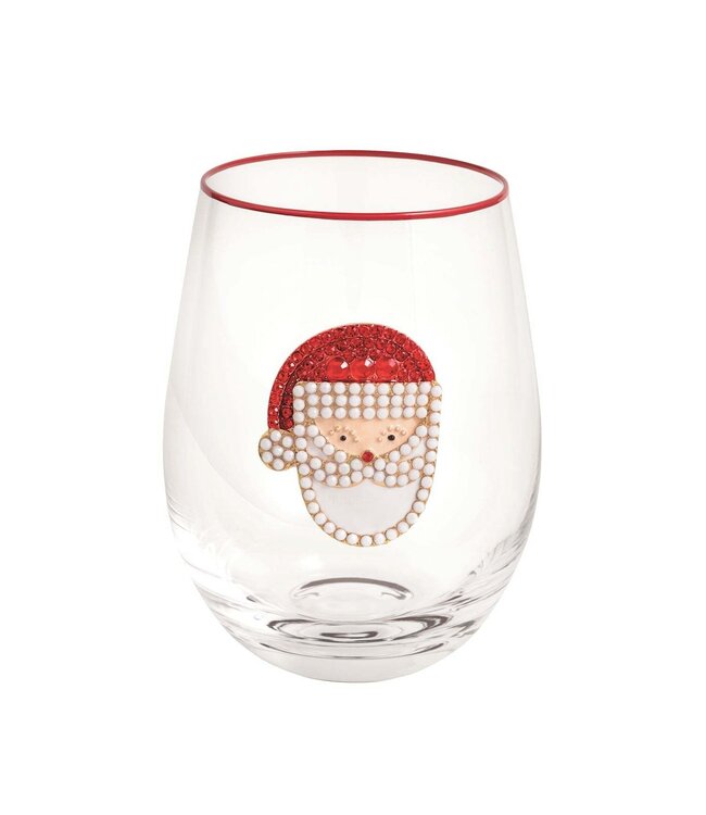 Beaded Wine Glass