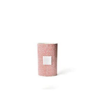 HAPPY EVERYTHING Red Small Dot Big Oval Vase