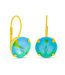 TOVA Caitlin Small Round Earrings in Candy Crush