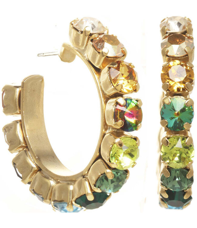 TOVA Jubilee Hoops in All The Colors Blue / Green Mix