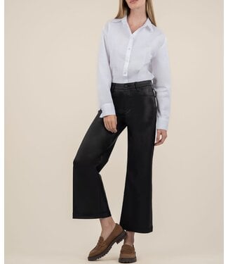 KUT FROM THE KLOTH Katelyn Meg High Rise Fab Ab Wide Leg Wide Hem