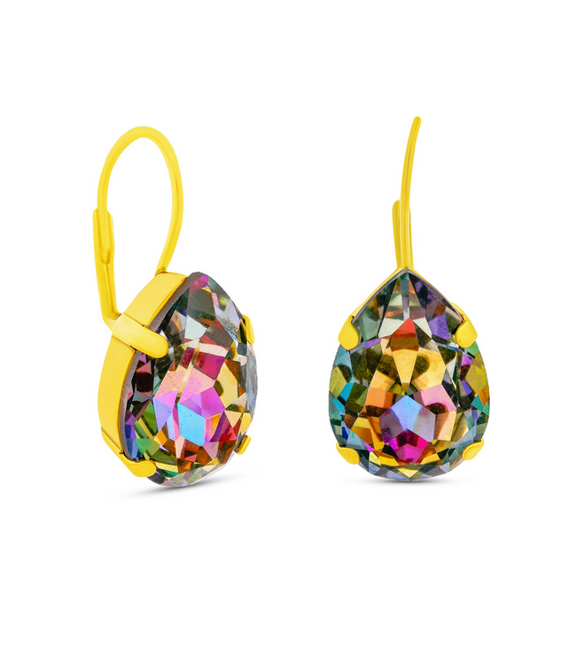 TOVA Lumi Hook Earrings in Candy Crush