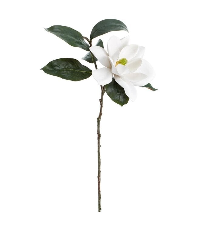 32" Magnolia Spray -  White