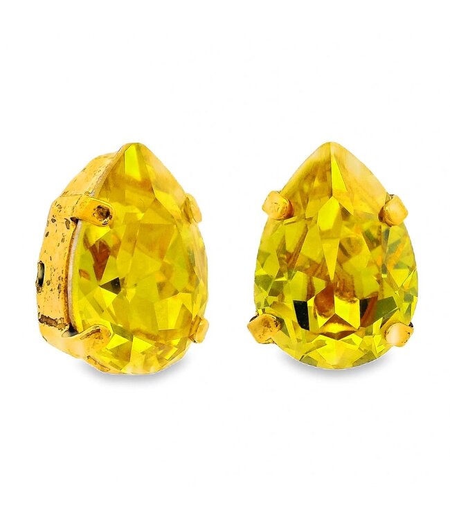 TOVA Lumi Studs in Candy Crush Citrus Green