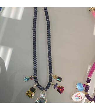 TOVA Maritess Necklace in Midnight Express