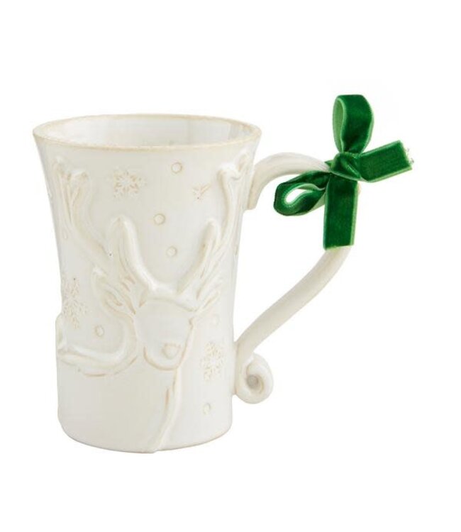 White Christmas Mugs