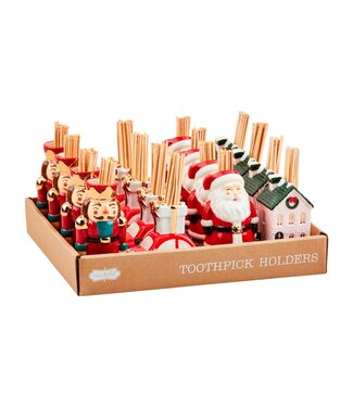 Christmas Toothpick Caddy Sets - Sold Individually