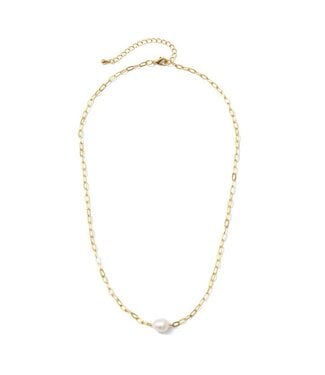 Pearl on Delicate Link Chain
