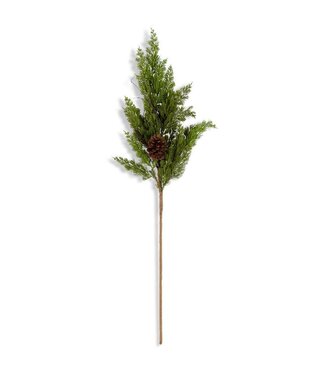 42.5" Real Touch Cedar Pine Branch w/Twigs and Pinecones
