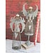 Set of 2 Metal Christmas Angels
