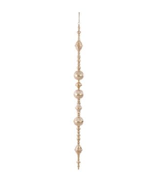 69.5" Metal Finial Ornament Gold