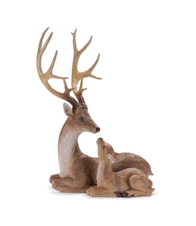 21.25" Deer With Fawn