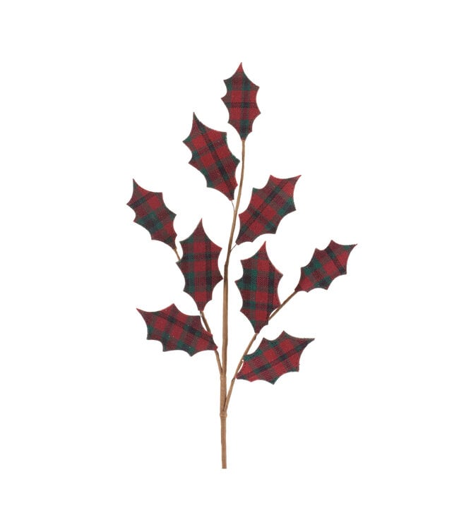 28" Holly Spray Polyester