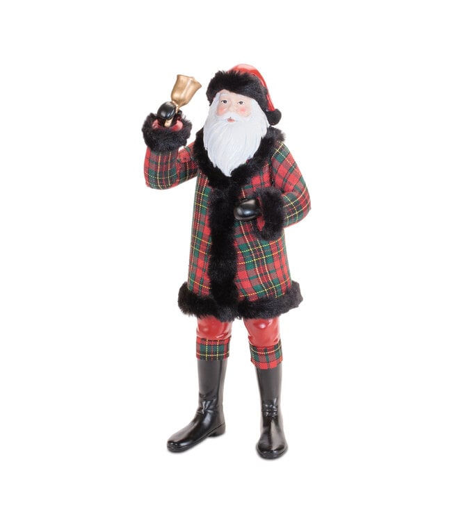 16.5" Santa Resin/Fabric