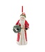 4.5" Santa With Cardinal Ornament-sold individually