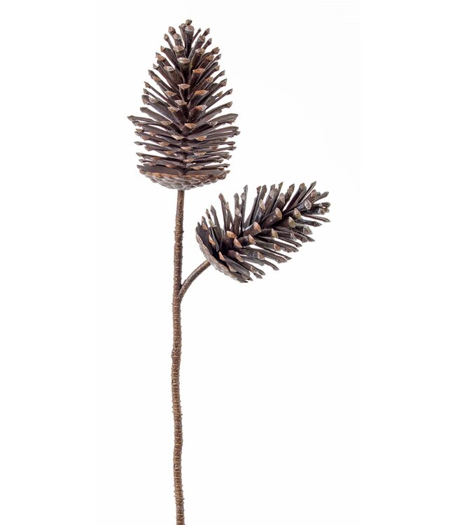 28"H Pine Cone Spray Plastic
