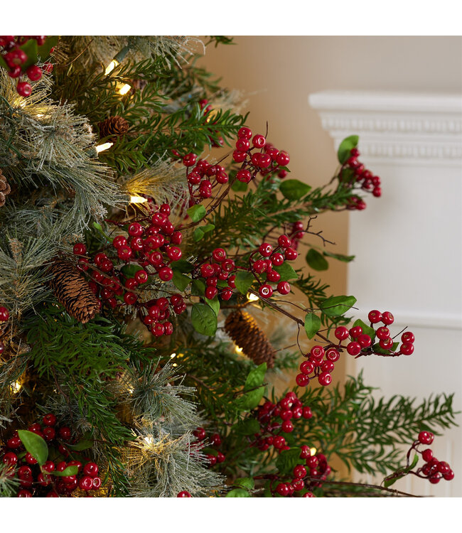 27"H Berry Spray Foam/Wire - RE/BR