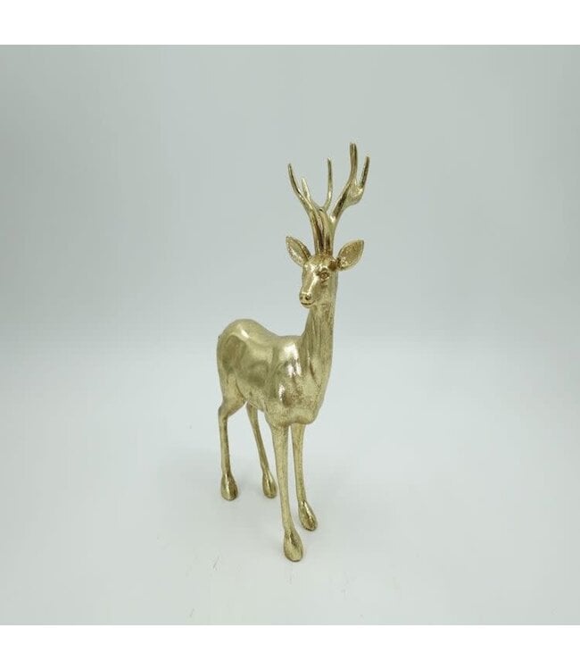 Res Golden Reindeer Decor