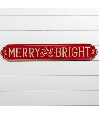 42.75" Merry & Bright Plaque