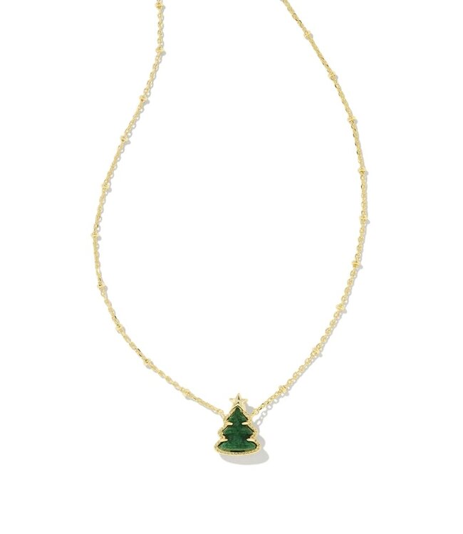 KENDRA SCOTT Holiday Tree Short Pendant Necklace