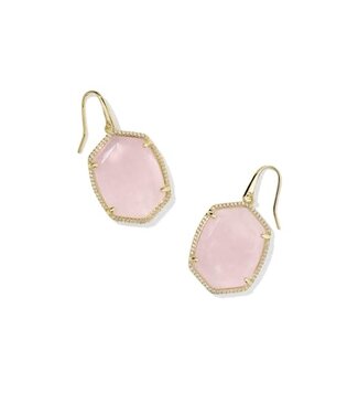 KENDRA SCOTT Daphne Pave Frame Drop Earrings