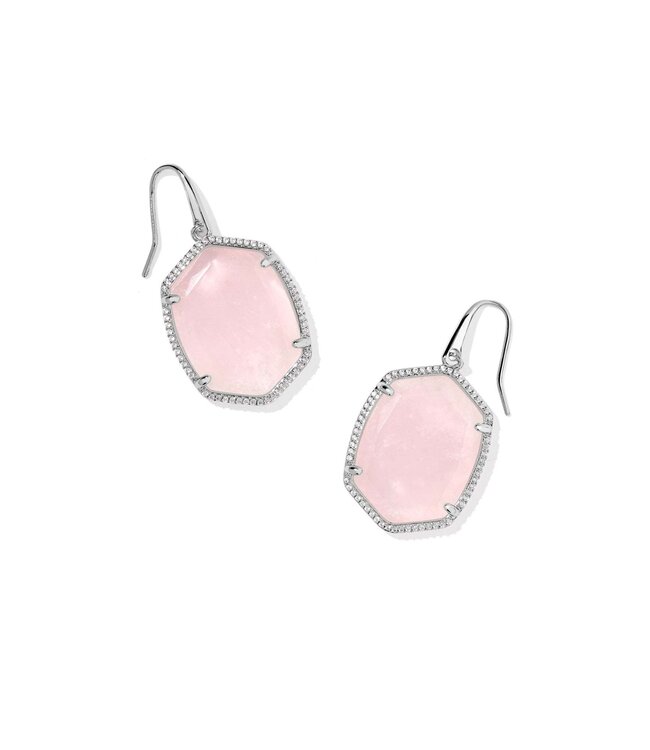 KENDRA SCOTT Daphne Pave Frame Drop Earrings