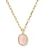 KENDRA SCOTT Daphne Pave Frame Short Pendant Necklace